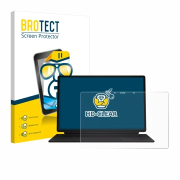 Parte frontale di una confezione del prodotto con il logo del marchio BROTECT. Accanto è raffigurato il dispositivo ASUS ProAr