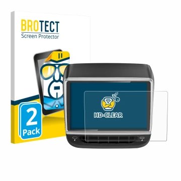 Parte frontale di una confezione del prodotto con il logo del marchio BROTECT. Accanto è raffigurato il dispositivo Tlyard T10