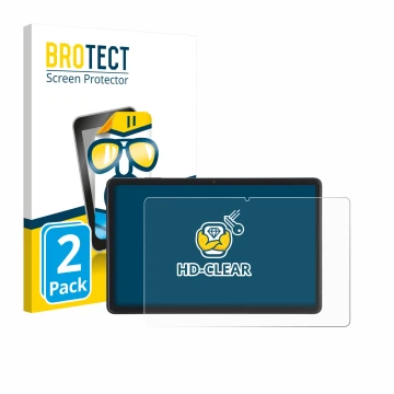 Parte frontale di una confezione del prodotto con il logo del marchio BROTECT. Accanto è raffigurato il dispositivo Acepad A17