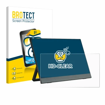 Parte frontale di una confezione del prodotto con il logo del marchio BROTECT. Accanto è raffigurato il dispositivo Anmite A14