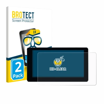 Parte frontale di una confezione del prodotto con il logo del marchio BROTECT. Accanto è raffigurato il dispositivo Zontes 368