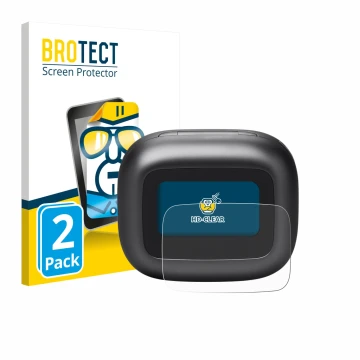 Parte frontale di una confezione del prodotto con il logo del marchio BROTECT. Accanto è raffigurato il dispositivo JBL Live B