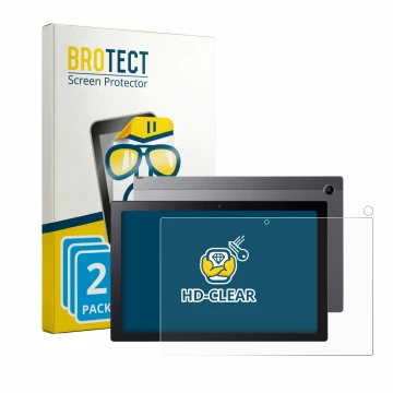 Parte frontale di una confezione del prodotto con il logo del marchio BROTECT. Accanto è raffigurato il dispositivo Acer Chrom