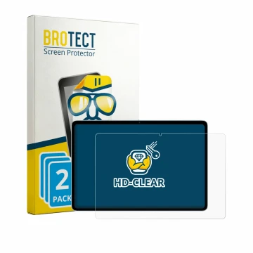 Parte frontale di una confezione del prodotto con il logo del marchio BROTECT. Accanto è raffigurato il dispositivo Teclast P3
