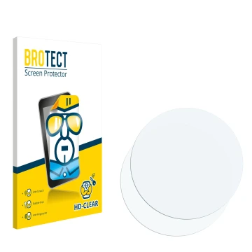 Parte frontale di una confezione del prodotto con il logo del marchio BROTECT. Accanto si trova la protezione per lo schermo c