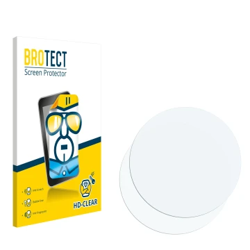 Parte frontale di una confezione del prodotto con il logo del marchio BROTECT. Accanto si trova la protezione per lo schermo c