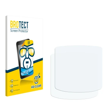Parte frontale di una confezione del prodotto con il logo del marchio BROTECT. Accanto si trova la protezione per lo schermo c