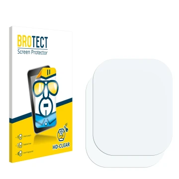 Parte frontale di una confezione del prodotto con il logo del marchio BROTECT. Accanto si trova la protezione per lo schermo c