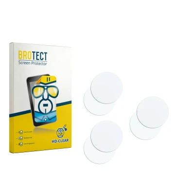 Parte frontale di una confezione del prodotto con il logo del marchio BROTECT. Accanto si trova la protezione per lo schermo c