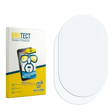 Parte frontale di una confezione del prodotto con il logo del marchio BROTECT. Accanto si trova la protezione per lo schermo c