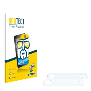 Parte frontale di una confezione del prodotto con il logo del marchio BROTECT. Accanto si trova la protezione per lo schermo c