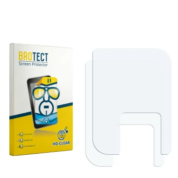 Parte frontale di una confezione del prodotto con il logo del marchio BROTECT. Accanto si trova la protezione per lo schermo c