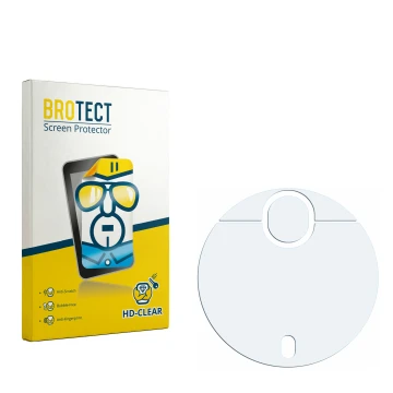 Parte frontale di una confezione del prodotto con il logo del marchio BROTECT. Accanto si trova la protezione per lo schermo c
