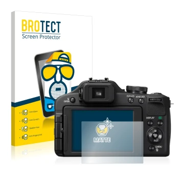 Parte frontale di una confezione del prodotto con il logo del marchio BROTECT. Accanto è raffigurato il dispositivo Panasonic 