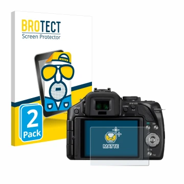 Parte frontale di una confezione del prodotto con il logo del marchio BROTECT. Accanto è raffigurato il dispositivo Panasonic 