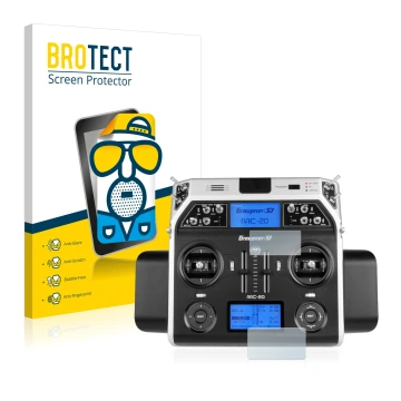 Parte frontale di una confezione del prodotto con il logo del marchio BROTECT. Accanto è raffigurato il dispositivo Graupner M