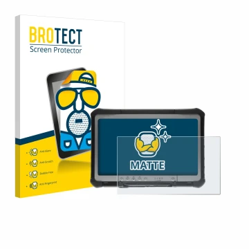 Parte frontale di una confezione del prodotto con il logo del marchio BROTECT. Accanto è raffigurato il dispositivo Panasonic 