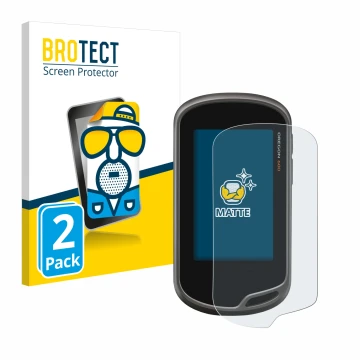 Parte frontale di una confezione del prodotto con il logo del marchio BROTECT. Accanto è raffigurato il dispositivo Garmin Ore