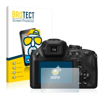 Parte frontale di una confezione del prodotto con il logo del marchio BROTECT. Accanto è raffigurato il dispositivo Panasonic 