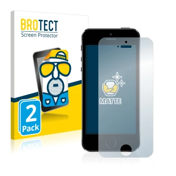 Parte frontale di una confezione del prodotto con il logo del marchio BROTECT. Accanto è raffigurato il dispositivo Apple iPho