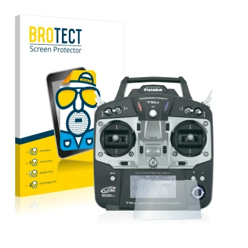 Parte frontale di una confezione del prodotto con il logo del marchio BROTECT. Accanto è raffigurato il dispositivo Robbe Futa