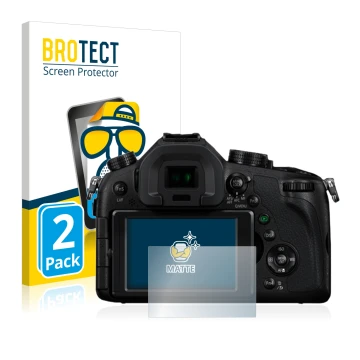 Parte frontale di una confezione del prodotto con il logo del marchio BROTECT. Accanto è raffigurato il dispositivo Panasonic 
