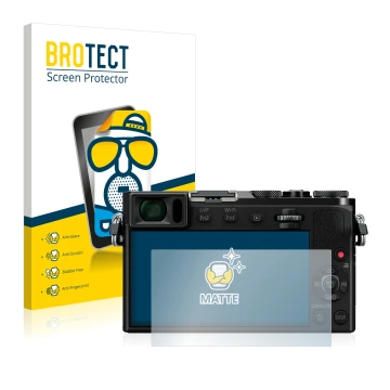 Parte frontale di una confezione del prodotto con il logo del marchio BROTECT. Accanto è raffigurato il dispositivo Panasonic 