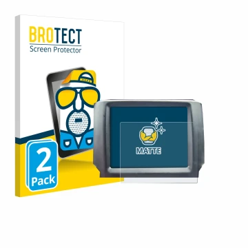 Parte frontale di una confezione del prodotto con il logo del marchio BROTECT. Accanto è raffigurato il dispositivo Uconnect 8