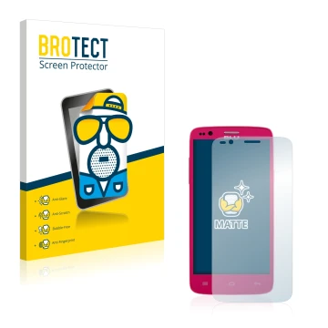 Parte frontale di una confezione del prodotto con il logo del marchio BROTECT. Accanto è raffigurato il dispositivo BLU Star 4