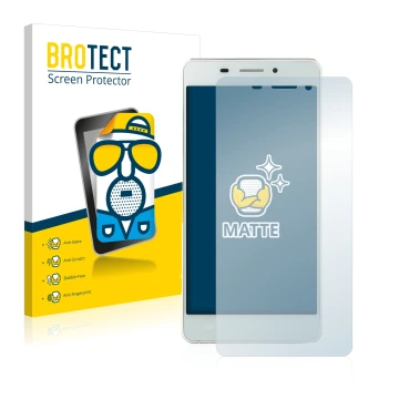 Parte frontale di una confezione del prodotto con il logo del marchio BROTECT. Accanto è raffigurato il dispositivo Doogee Ibi