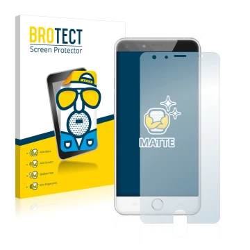 Parte frontale di una confezione del prodotto con il logo del marchio BROTECT. Accanto è raffigurato il dispositivo Ulefone Be