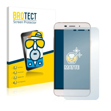 Parte frontale di una confezione del prodotto con il logo del marchio BROTECT. Accanto è raffigurato il dispositivo Coolpad Iv