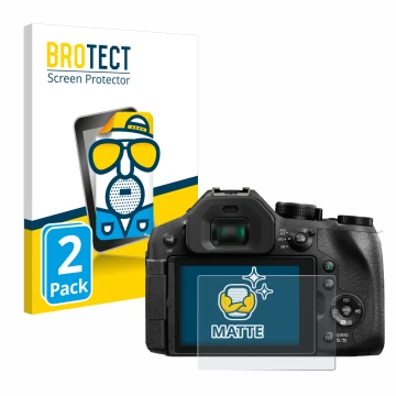 Parte frontale di una confezione del prodotto con il logo del marchio BROTECT. Accanto è raffigurato il dispositivo Panasonic 