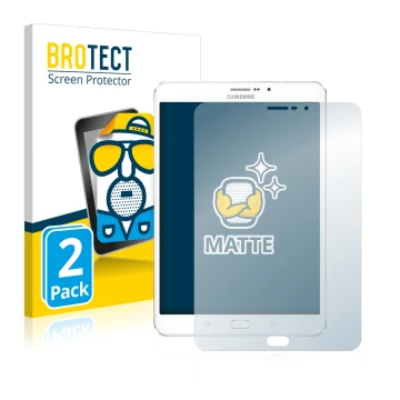 Parte frontale di una confezione del prodotto con il logo del marchio BROTECT. Accanto è raffigurato il dispositivo Samsung Ga