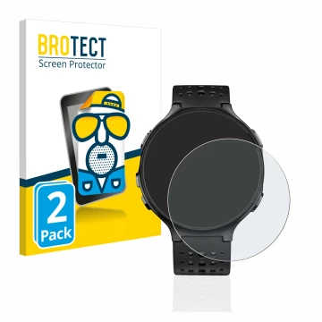 Parte frontale di una confezione del prodotto con il logo del marchio BROTECT. Accanto è raffigurato il dispositivo Garmin For