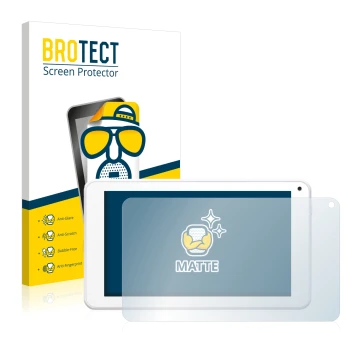 Parte frontale di una confezione del prodotto con il logo del marchio BROTECT. Accanto è raffigurato il dispositivo BigBen Uni