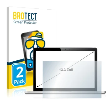 Parte frontale di una confezione del prodotto con il logo del marchio BROTECT. Accanto è raffigurato il dispositivo con la rel