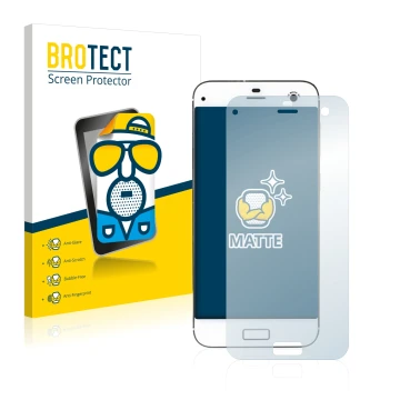 Parte frontale di una confezione del prodotto con il logo del marchio BROTECT. Accanto è raffigurato il dispositivo ZTE Blade 