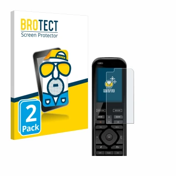 Parte frontale di una confezione del prodotto con il logo del marchio BROTECT. Accanto è raffigurato il dispositivo Logitech H