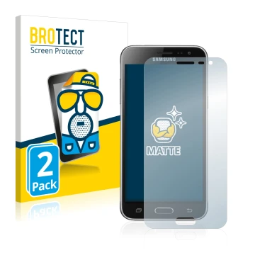 Parte frontale di una confezione del prodotto con il logo del marchio BROTECT. Accanto è raffigurato il dispositivo Samsung Ga