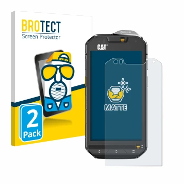 Parte frontale di una confezione del prodotto con il logo del marchio BROTECT. Accanto è raffigurato il dispositivo Caterpilla