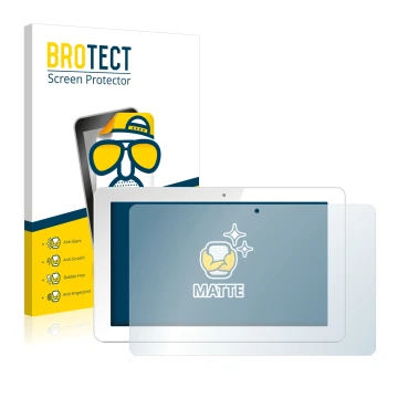 Parte frontale di una confezione del prodotto con il logo del marchio BROTECT. Accanto è raffigurato il dispositivo Odys Rise 