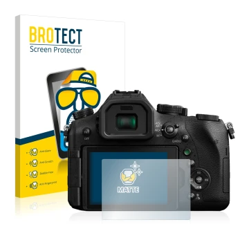 Parte frontale di una confezione del prodotto con il logo del marchio BROTECT. Accanto è raffigurato il dispositivo Panasonic 