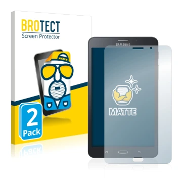 Parte frontale di una confezione del prodotto con il logo del marchio BROTECT. Accanto è raffigurato il dispositivo Samsung Ga