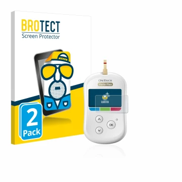 Parte frontale di una confezione del prodotto con il logo del marchio BROTECT. Accanto è raffigurato il dispositivo LifeScan O