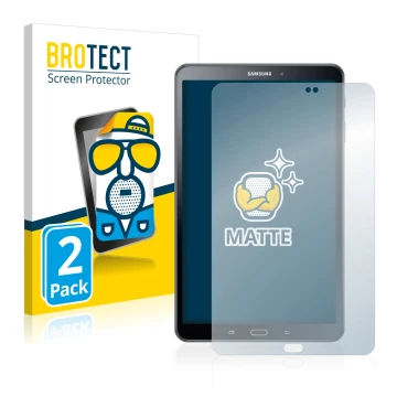 Parte frontale di una confezione del prodotto con il logo del marchio BROTECT. Accanto è raffigurato il dispositivo Samsung Ga