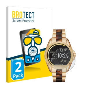 Parte frontale di una confezione del prodotto con il logo del marchio BROTECT. Accanto è raffigurato il dispositivo Michael Ko