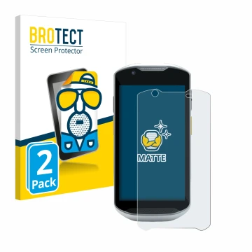 Parte frontale di una confezione del prodotto con il logo del marchio BROTECT. Accanto è raffigurato il dispositivo Zebra TC56