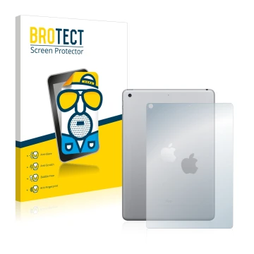 Parte frontale di una confezione del prodotto con il logo del marchio BROTECT. Accanto è raffigurato il dispositivo Apple iPad
