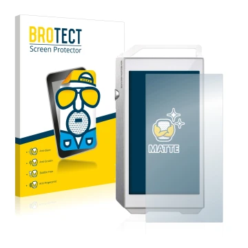 Parte frontale di una confezione del prodotto con il logo del marchio BROTECT. Accanto è raffigurato il dispositivo Pioneer XD
